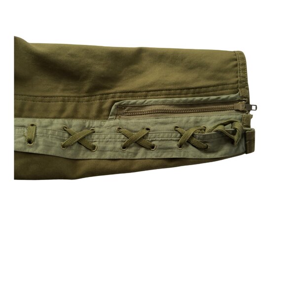 Isabel Marant Étoile Jessie Cropped Pants Khaki Army Green EU 36 / US 4 NWT - Picture 3 of 14